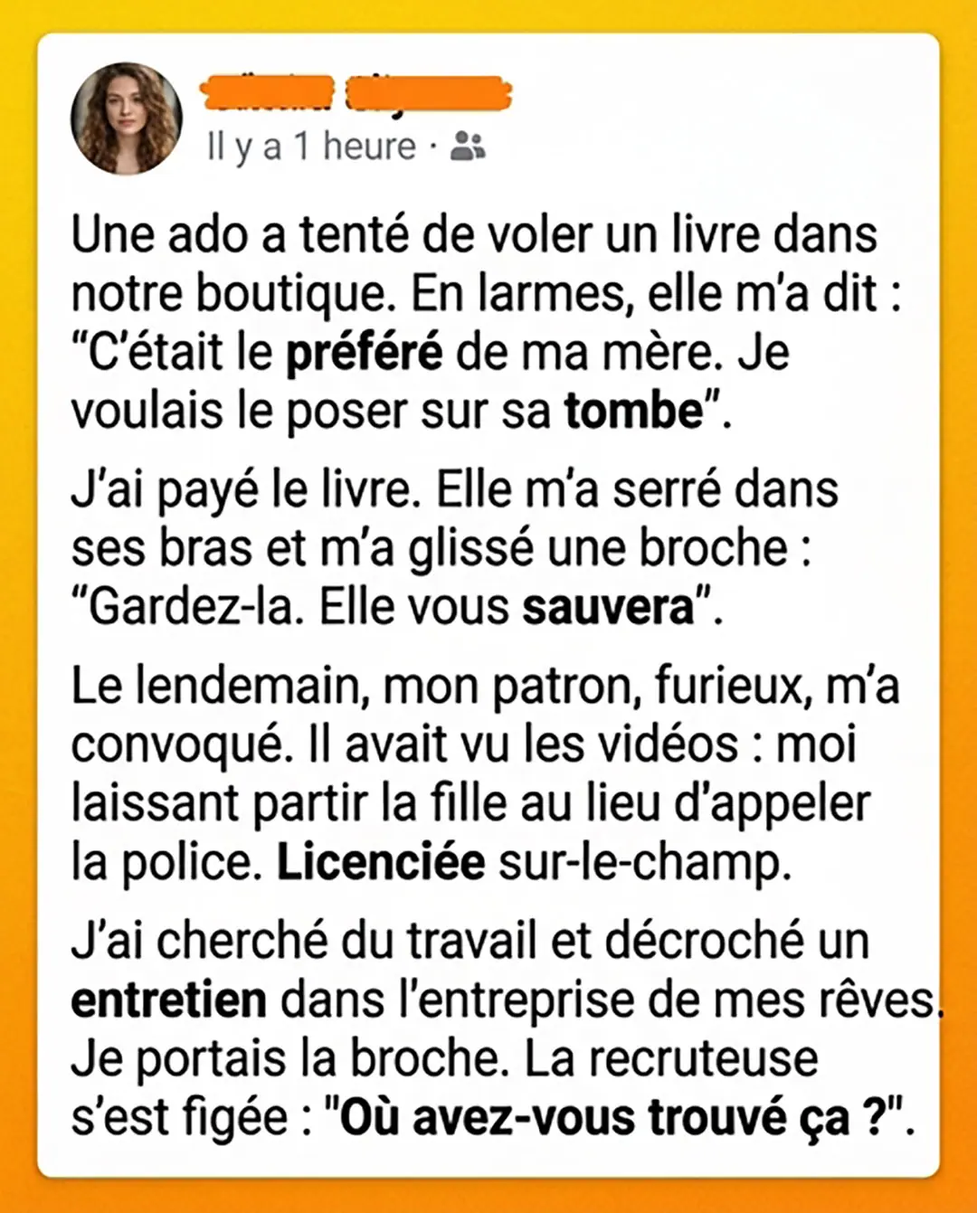 Jai paye le prix de ma gentillesse et jai perdu mon emploi mais la broche recue plus tard a tout change.jpg