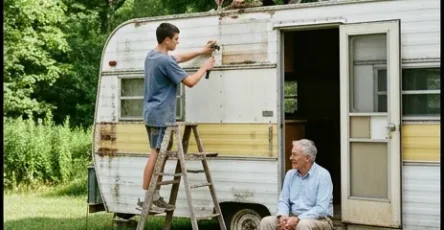 Deux camarades de classe soccupaient dun homme age qui vivait dans une caravane un jour ils ont recu un appel de son avocat.jpg