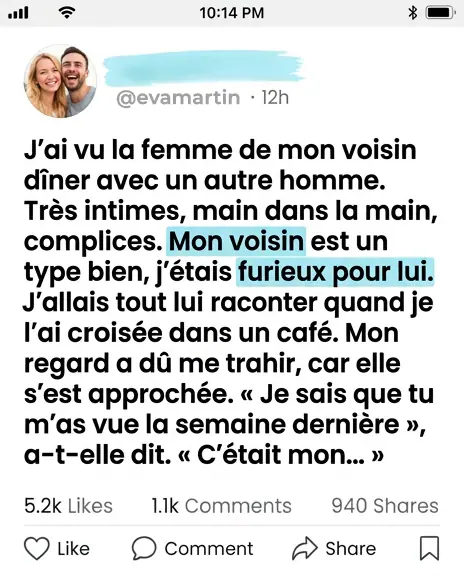 Jetais prete a denoncer la femme de mon voisin pour infidelite jusqua ce quelle me revele une verite qui ma brise le coeur.jpg