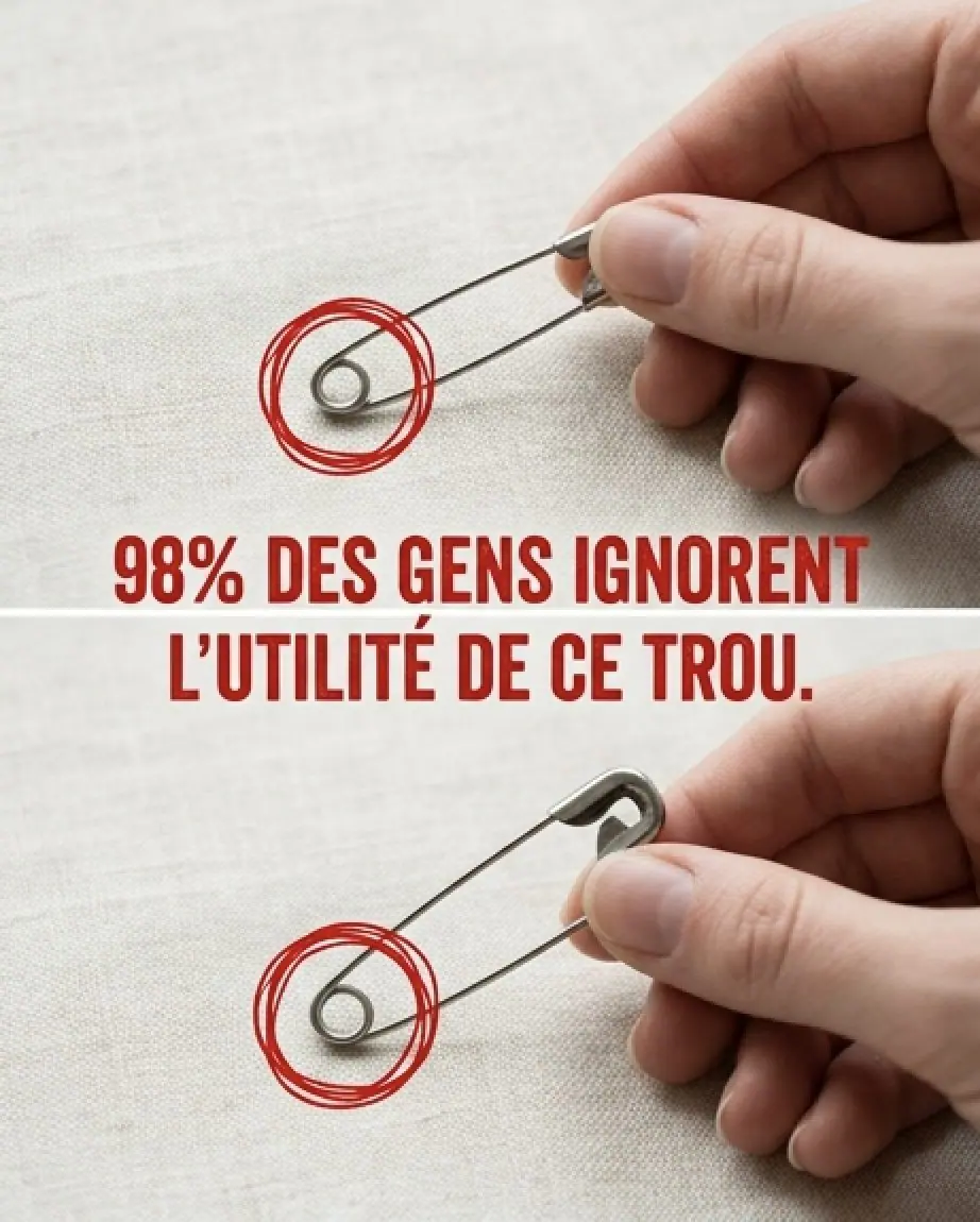 Le secret des epingles de surete beaucoup de gens ignorent a quoi sert le petit trou sur une epingle de surete.jpg