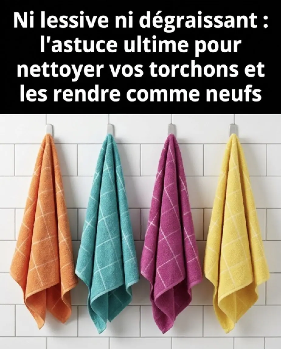 Ni lessive ni degraissant lastuce ultime pour nettoyer les torchons et leur redonner un aspect neuf.jpg