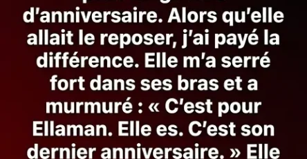 Un simple geste de gentillesse au magasin je men souviendrai toujours.jpg