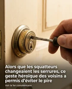 Pendant que des squatteurs remplacaient les serrures lintervention courageuse des voisins a permis deviter le pire.jpg